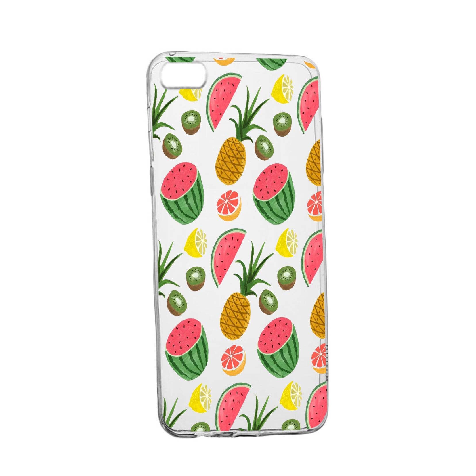 Husa Ananas, pentru Xiaomi Mi5S, rezistenta la uzura, anti-alunecare, din silicon Premium, 666