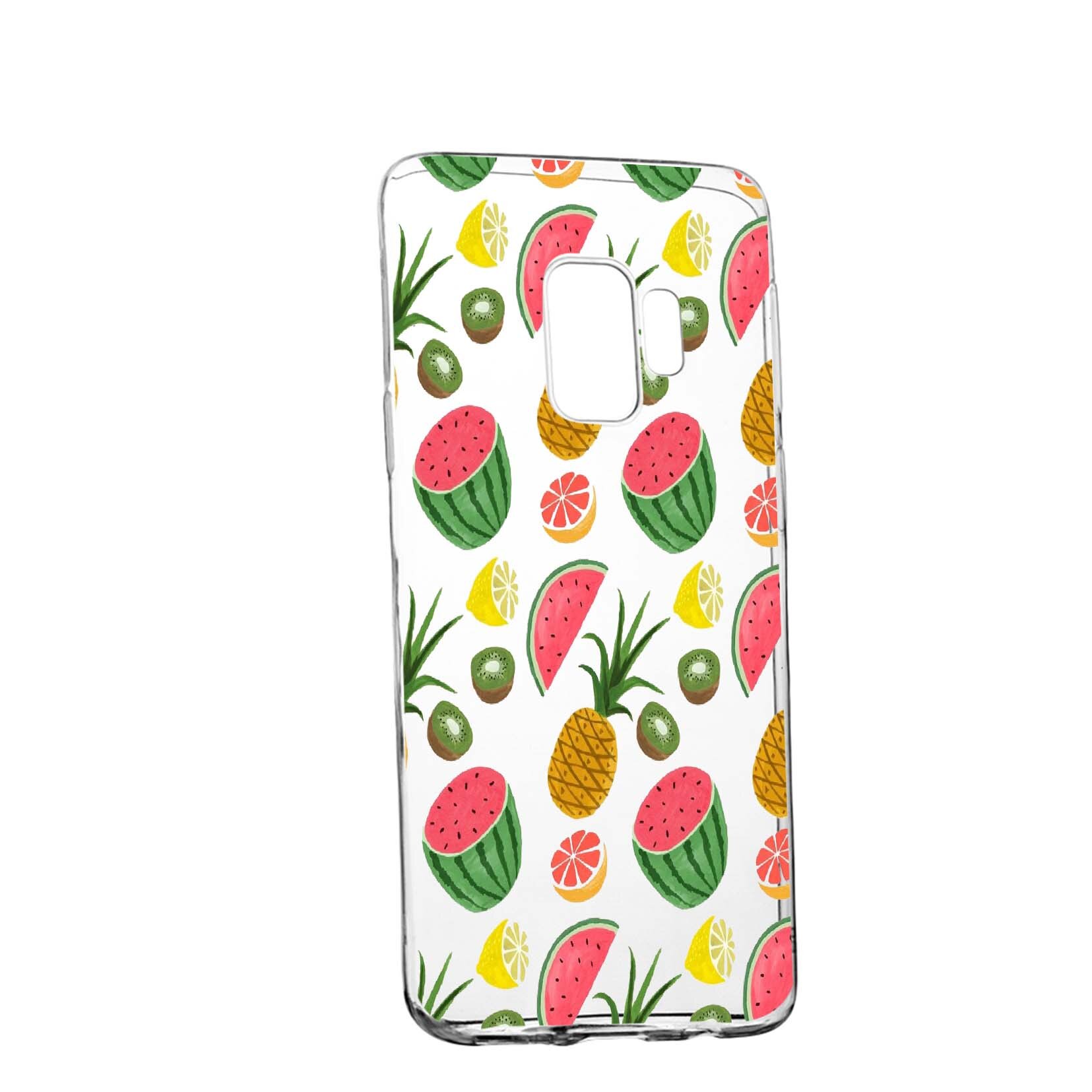 Husa Ananas, pentru LG G7/G7 ThinQ, rezistenta la uzura, anti-alunecare, din silicon Premium, 666