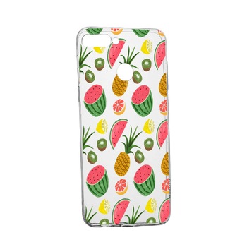 Husa Ananas, pentru Huawei Y7 Prime 2018 / Y7 2018, rezistenta la uzura, anti-alunecare, din silicon Premium, 666 Husa Ananas, pentru Huawei Y7 Prime 2018 / Y7 2018, rezistenta la uzura, anti-alunecare, din silicon Premium, 666