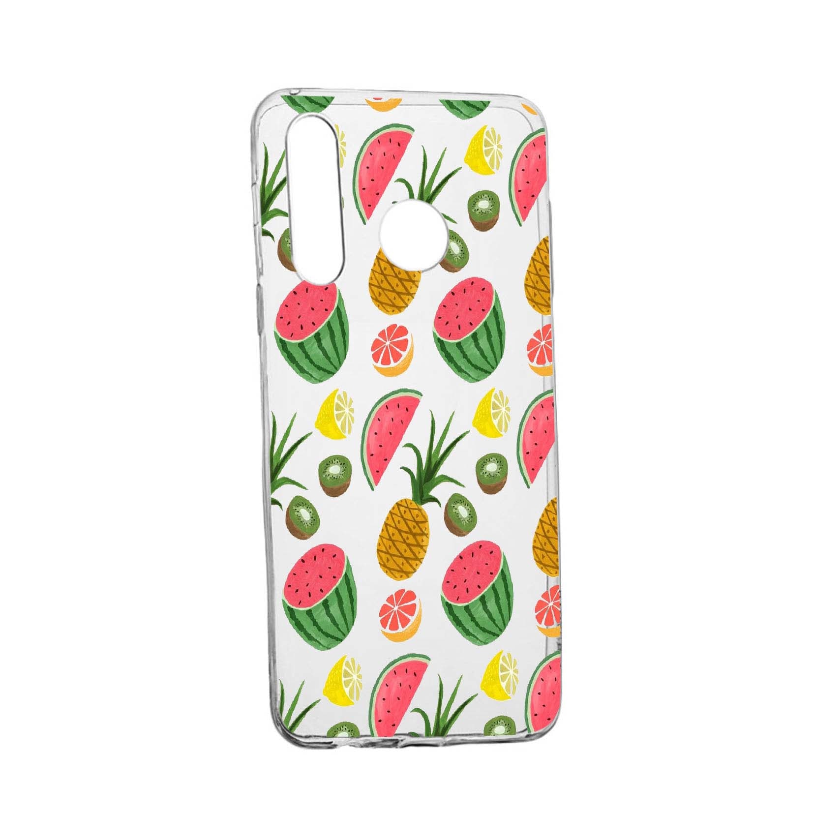 Husa Ananas, pentru Samsung Galaxy A30, rezistenta la uzura, anti-alunecare, din silicon Premium, 666