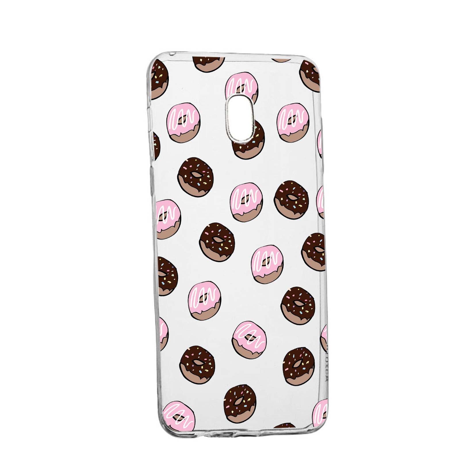 Husa Donuts, pentru Samsung Galaxy J5 2017, rezistenta la uzura, anti-alunecare, din silicon Premium, 667