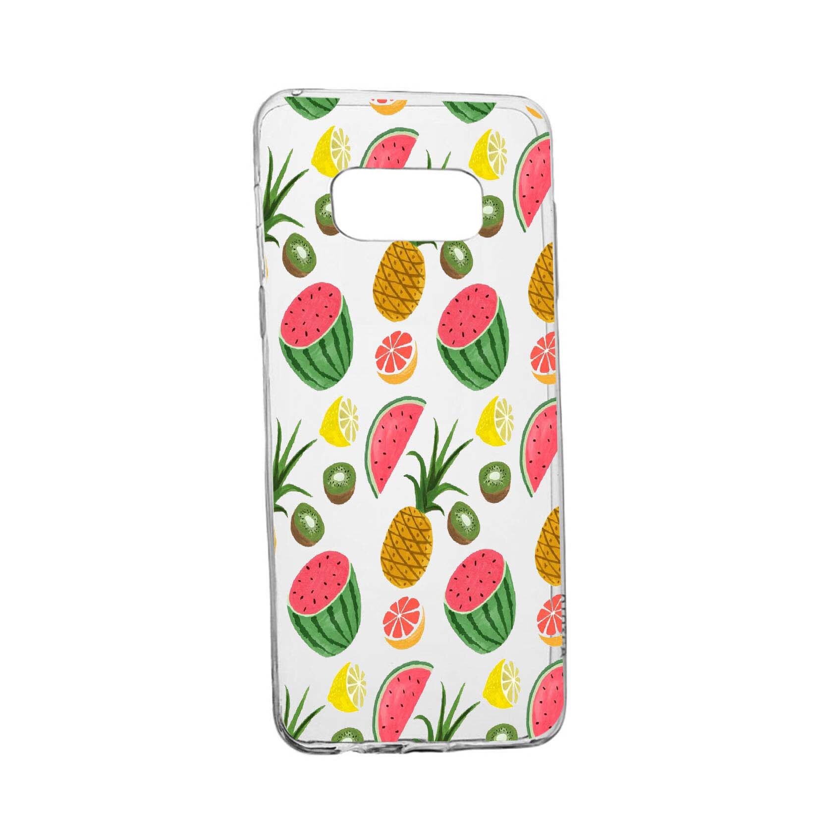 Husa Ananas, pentru Samsung Galaxy S8 Plus, rezistenta la uzura, anti-alunecare, din silicon Premium, 666