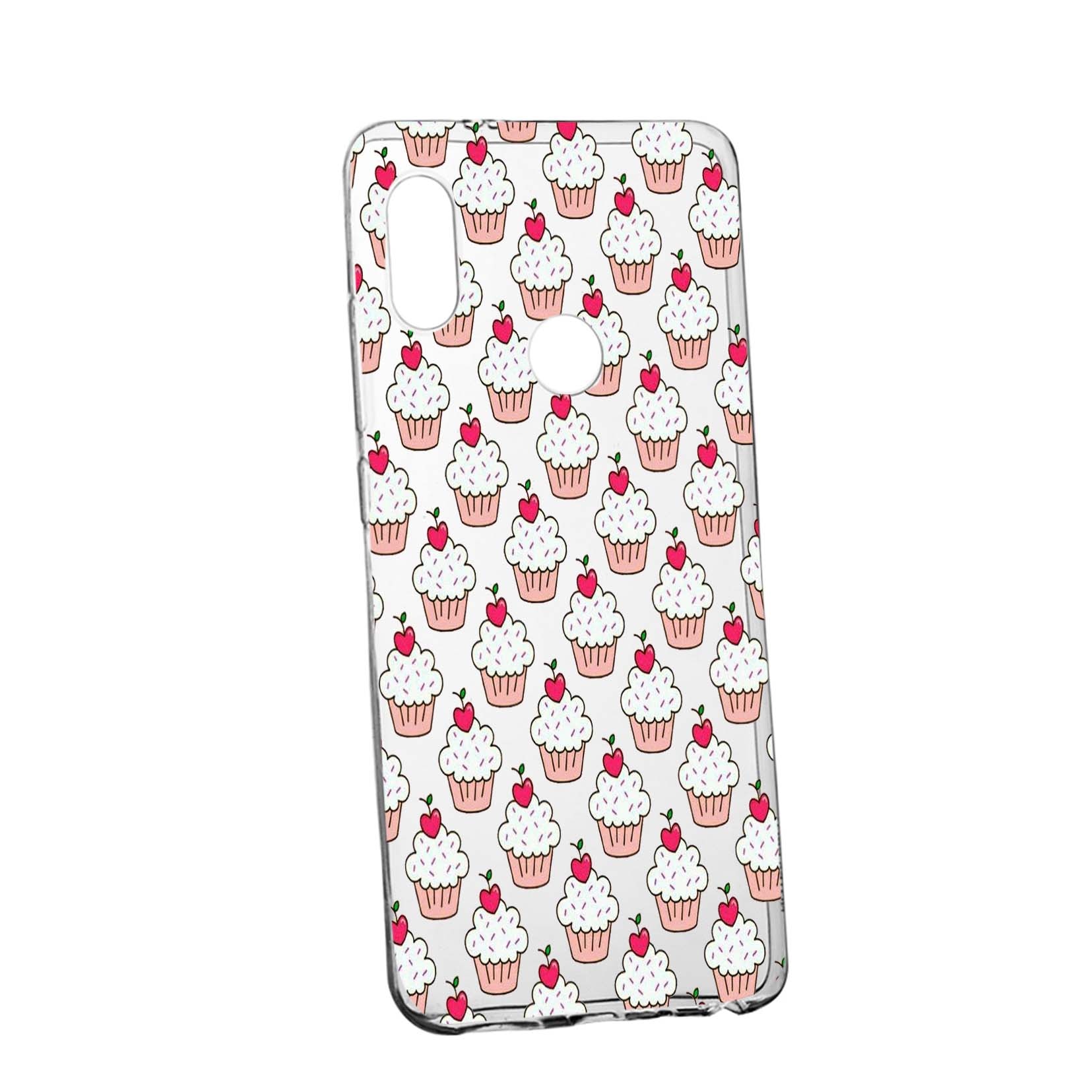 Husa Muffins, pentru Huawei Honor Play 8A, rezistenta la uzura, anti-alunecare, din silicon Premium, 668