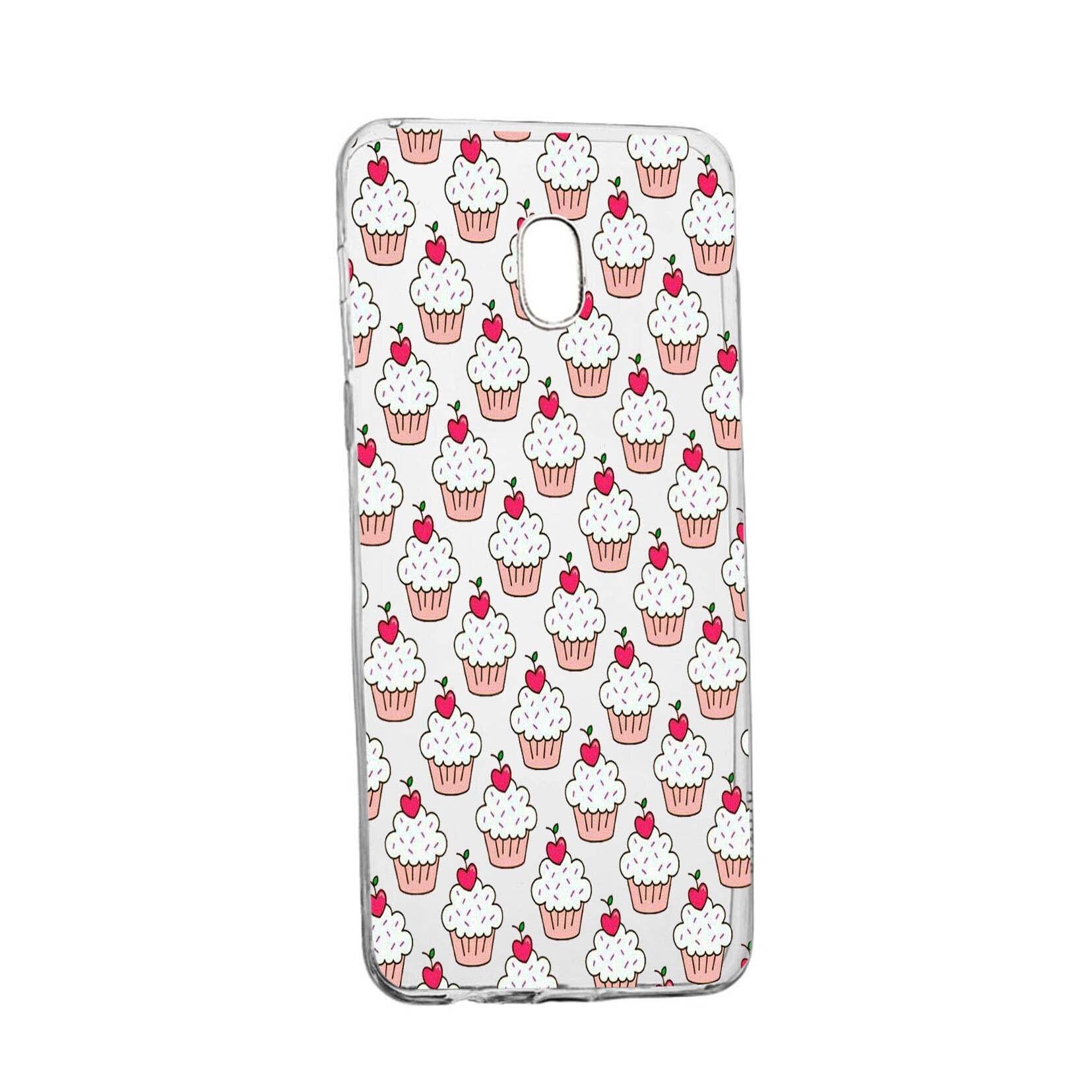 Husa Muffins, pentru HTC U Play, rezistenta la uzura, anti-alunecare, din silicon Premium, 668