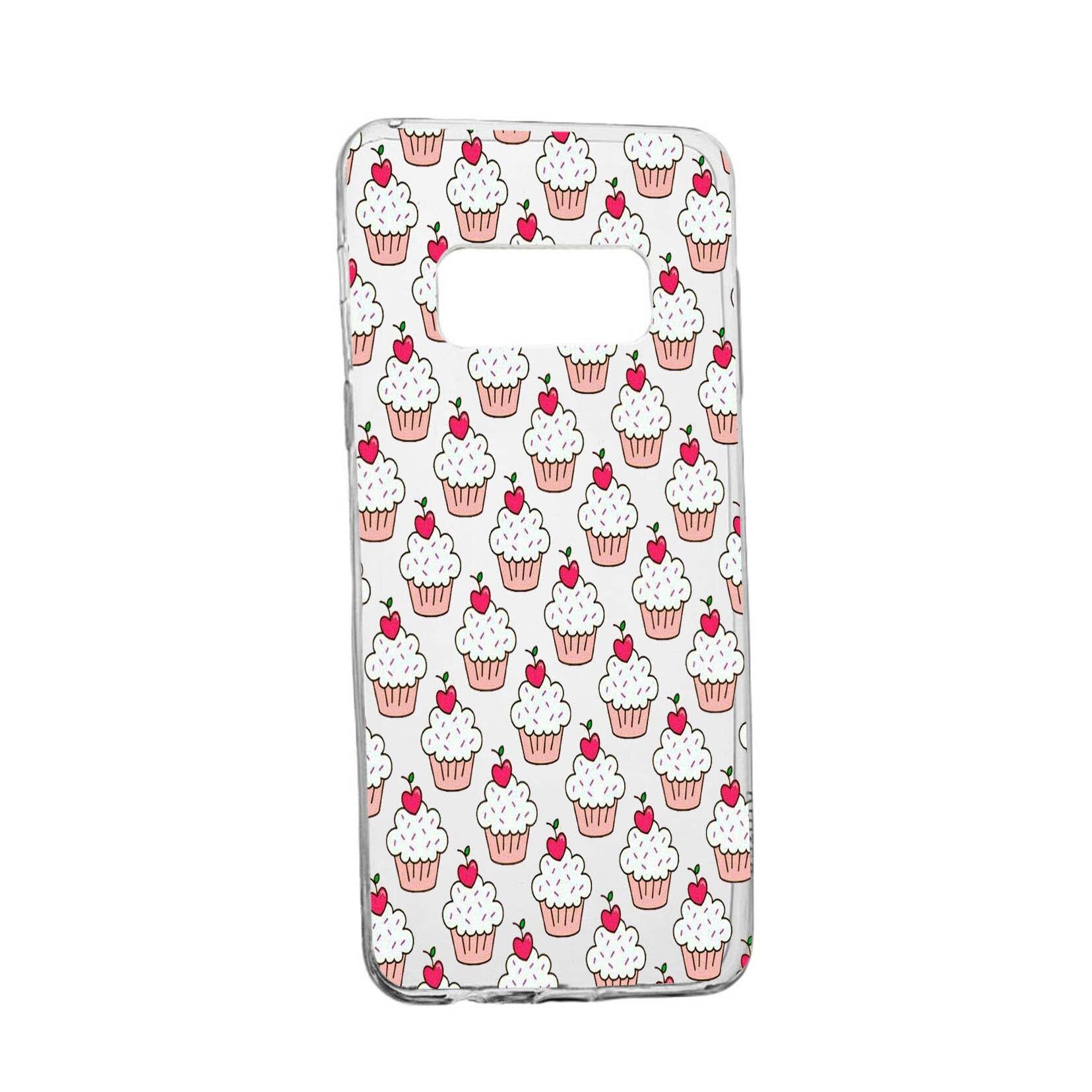 Husa Muffins, pentru Samsung Galaxy S10Lite/S10e, rezistenta la uzura, anti-alunecare, din silicon Premium, 668