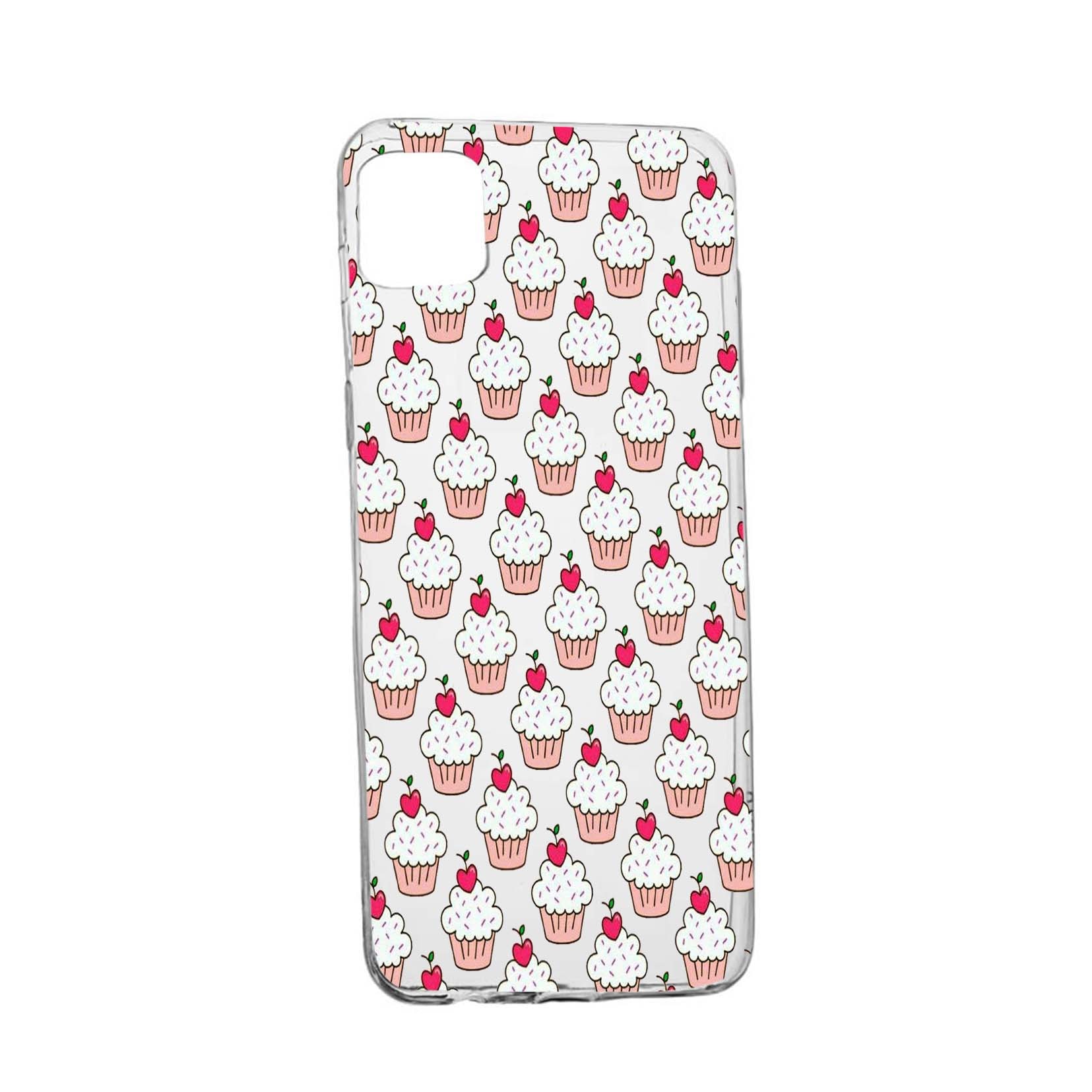 Husa Muffins, pentru Apple iPhone 11 Pro, rezistenta la uzura, anti-alunecare, din silicon Premium, 668