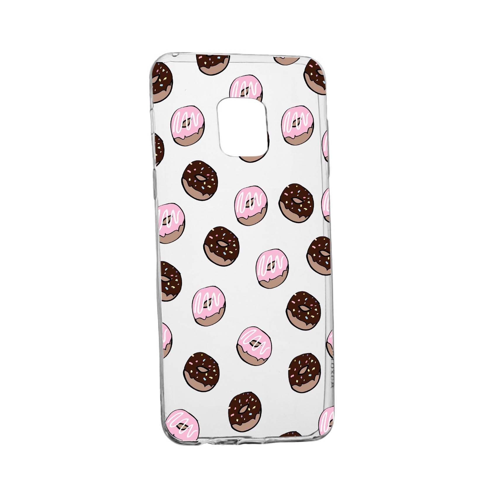 Husa Donuts, pentru Sony Xperia 10/ XA3, rezistenta la uzura, anti-alunecare, din silicon Premium, 667