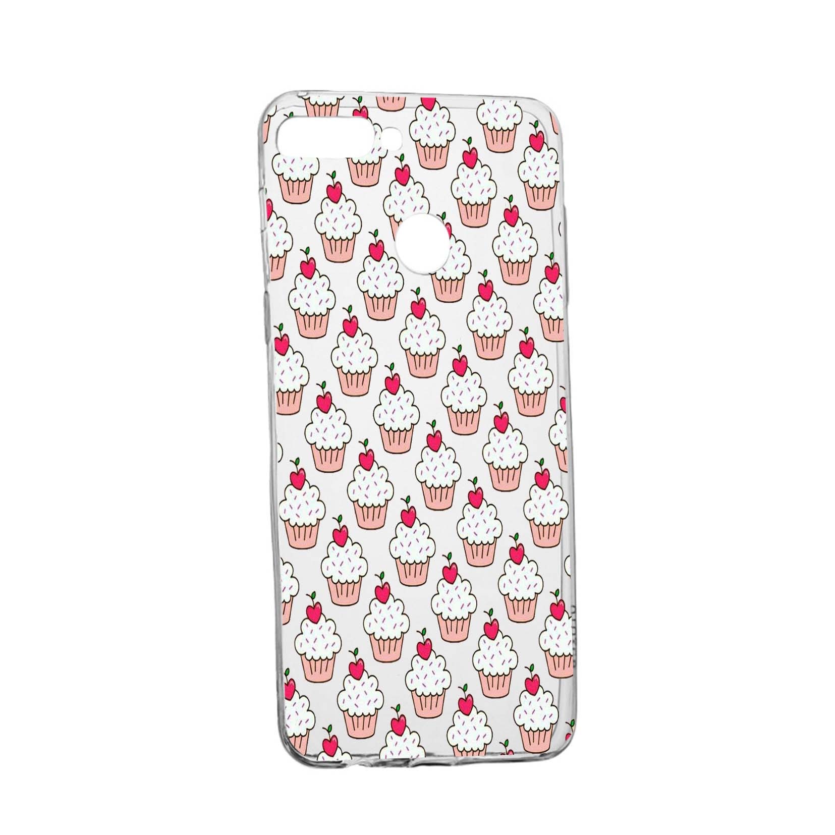 Husa Muffins, pentru Oppo A7/ AX7, rezistenta la uzura, anti-alunecare, din silicon Premium, 668