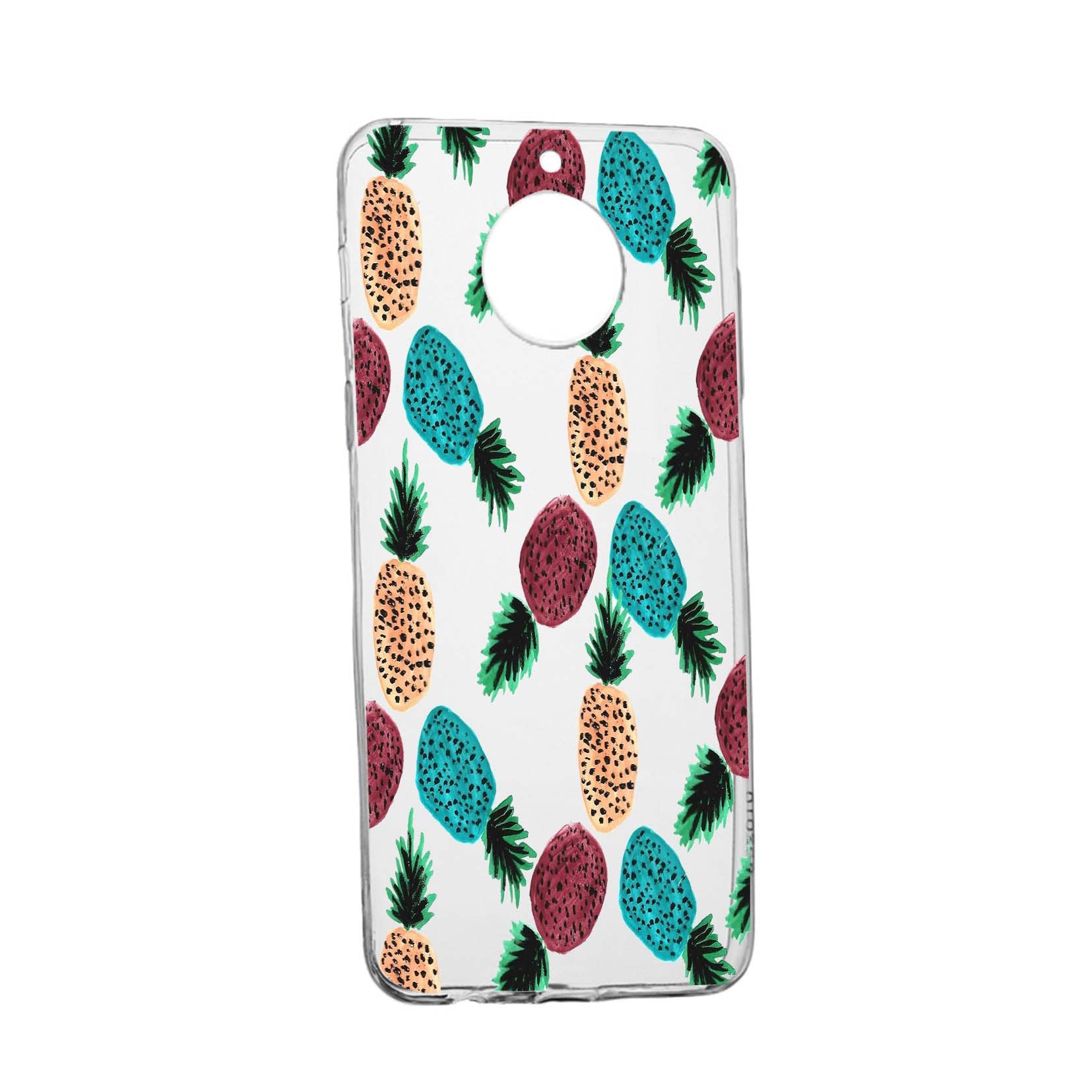 Husa Ananas, pentru Nokia 7.2, rezistenta la uzura, anti-alunecare, din silicon Premium, 669