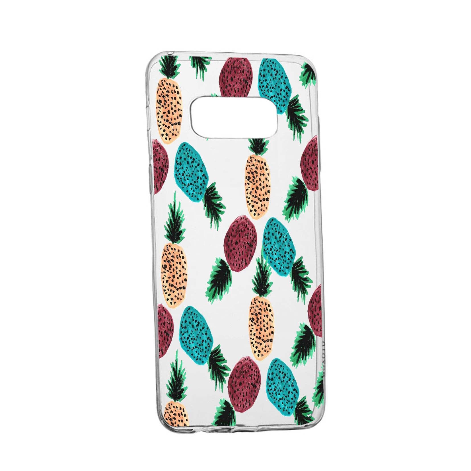 Husa Ananas, pentru Samsung Galaxy S8, rezistenta la uzura, anti-alunecare, din silicon Premium, 669