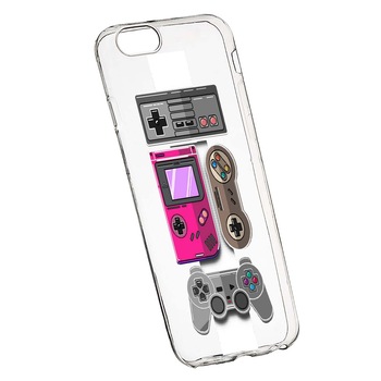Husa Gamer - Xbox - Nintendo, pentru Apple iPhone 6 Plus / 6S Plus, rezistenta la uzura, anti-alunecare, din silicon Premium, 670 Husa Gamer - Xbox - Nintendo, pentru Apple iPhone 6 Plus / 6S Plus, rezistenta la uzura, anti-alunecare, din silicon Premium, 670