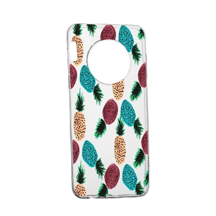 Pineapple Case за Huawei Mate 30, устойчив на износване, противоплъзгащ се, премиум силикон, 669