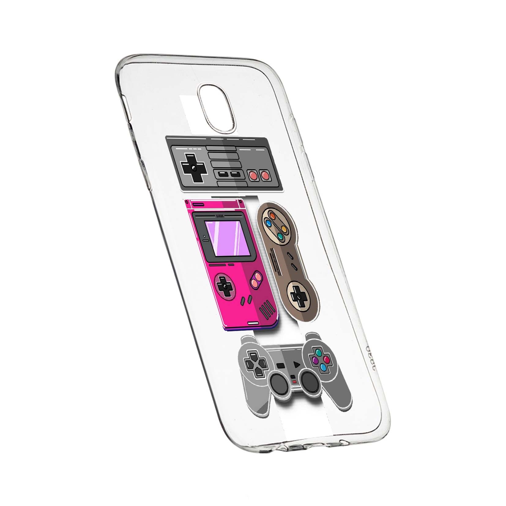 Husa Gamer - Xbox - Nintendo, pentru Samsung Galaxy J3 2017, rezistenta la uzura, anti-alunecare, din silicon Premium, 670