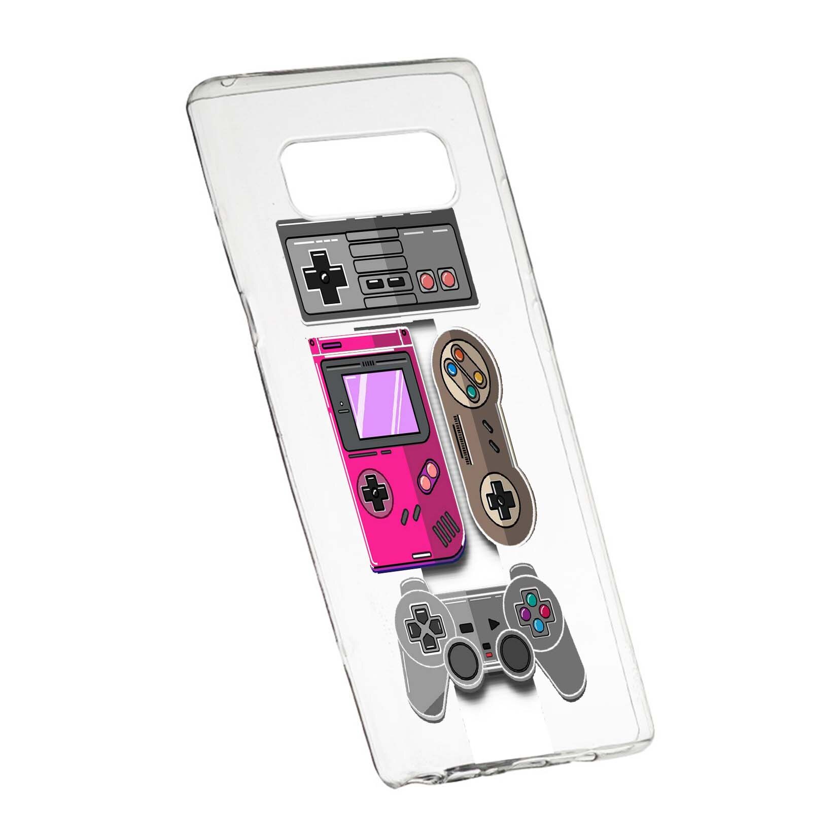 Husa Gamer - Xbox - Nintendo, pentru Samsung Galaxy Note 9, rezistenta la uzura, anti-alunecare, din silicon Premium, 670