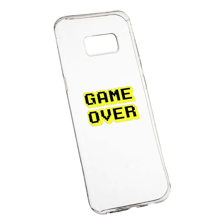Game Over Samsung Galaxy S8 Plus Устойчив на износване противоплъзгащ премиум силиконов калъф 671