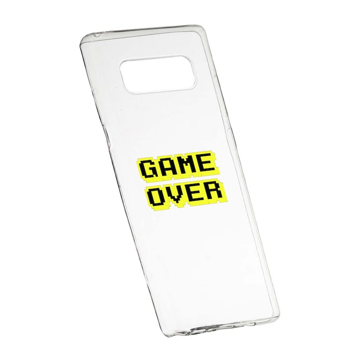 Game Over Samsung Galaxy Note 9 Устойчив на износване противоплъзгащ премиум силиконов калъф 671