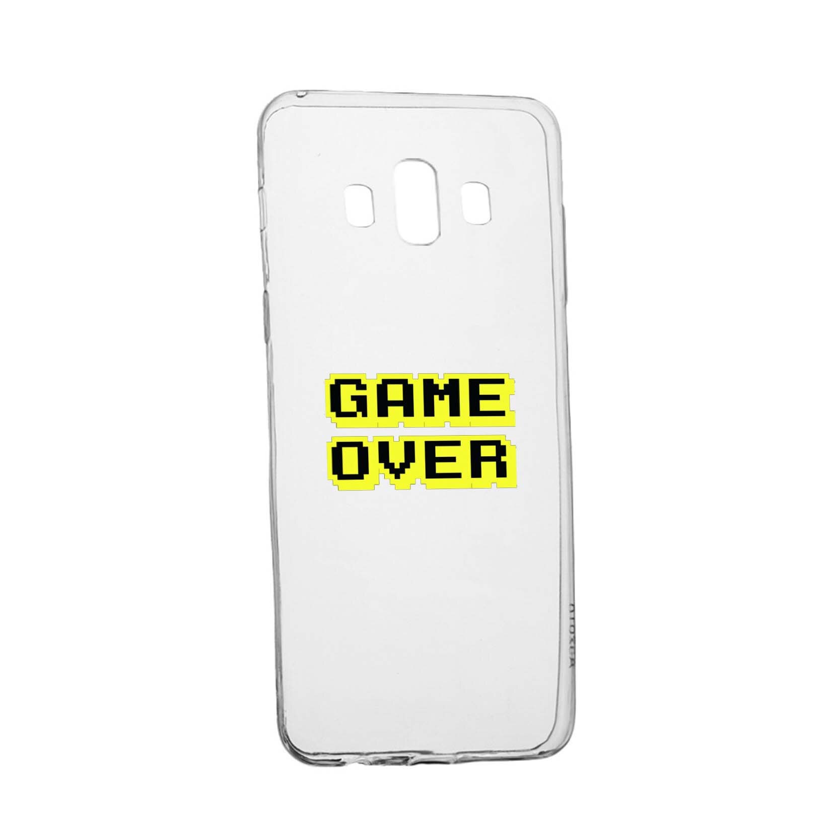 Husa Game Over, pentru Samsung Galaxy J6 Plus 2018, rezistenta la uzura, anti-alunecare, din silicon Premium, 671
