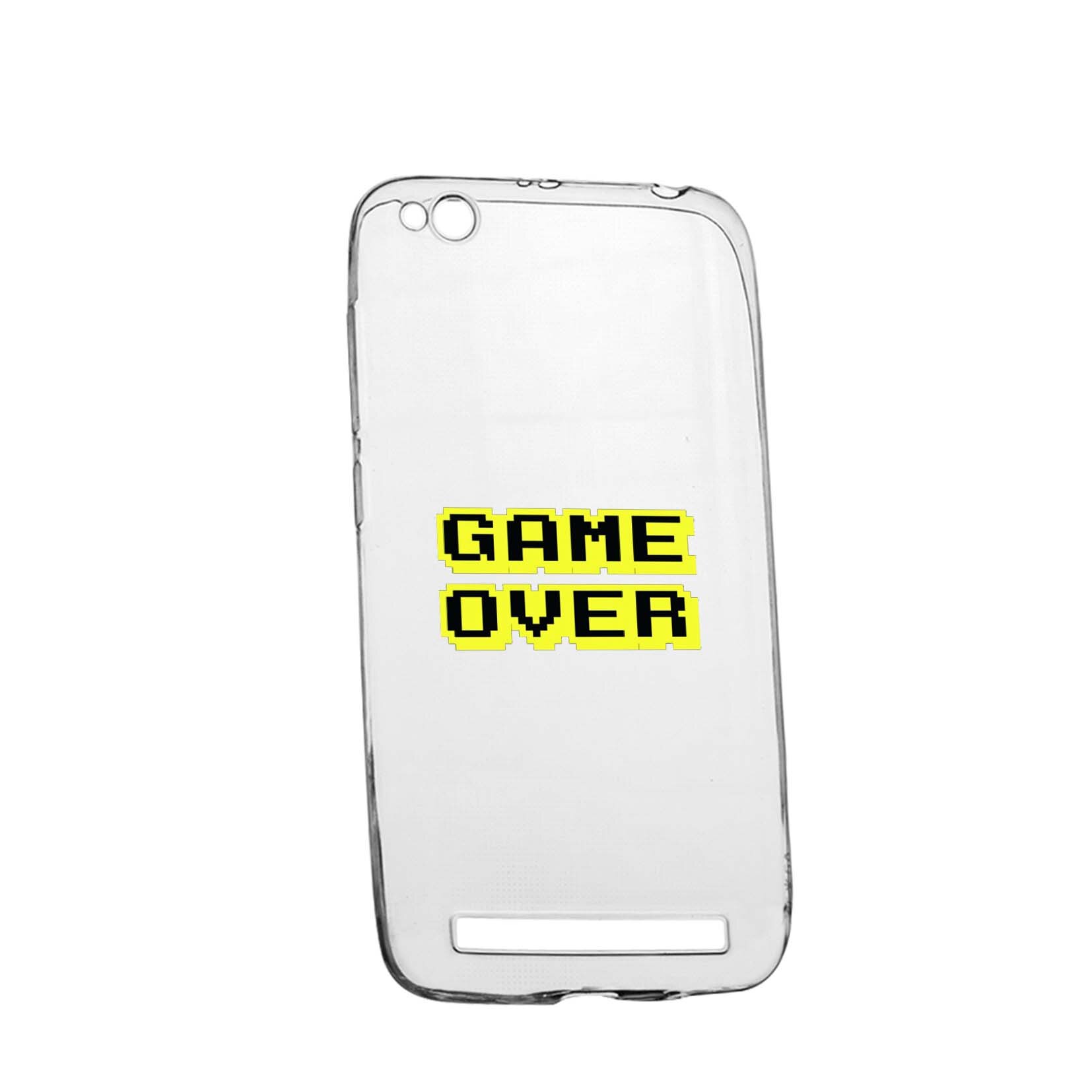 Husa Game Over, pentru Xiaomi Redmi 4A, rezistenta la uzura, anti-alunecare, din silicon Premium, 671
