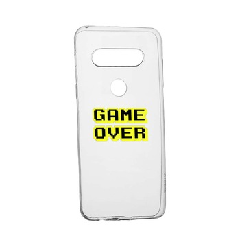 Husa Game Over, pentru LG K50 / Q60, rezistenta la uzura, anti-alunecare, din silicon Premium, 671 Husa Game Over, pentru LG K50 / Q60, rezistenta la uzura, anti-alunecare, din silicon Premium, 671