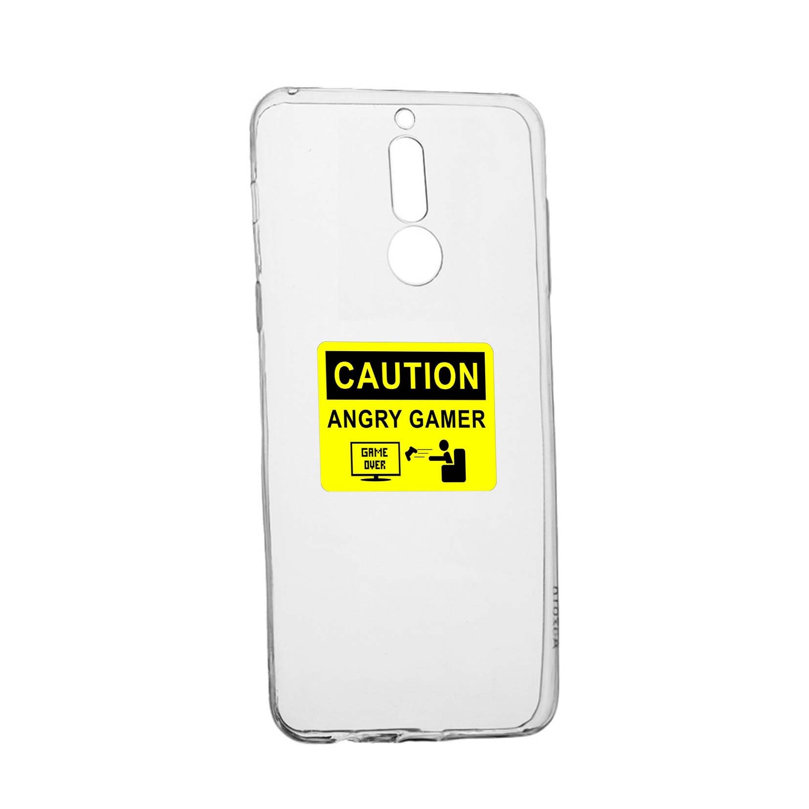 Husa Angry Gamer, pentru LG K40 / K12 Plus, rezistenta la uzura, anti-alunecare, din silicon Premium, 673