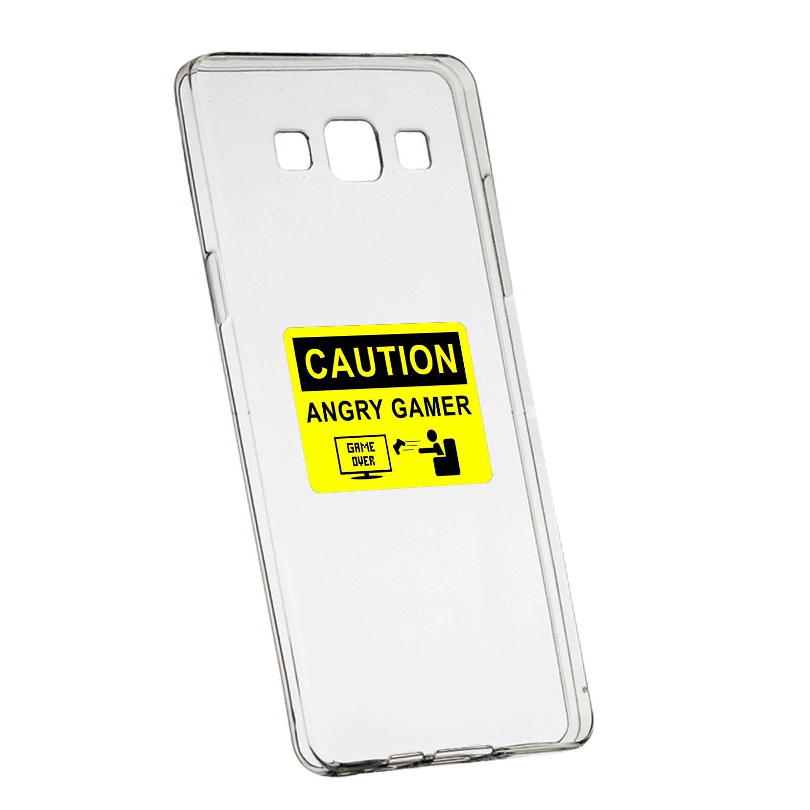 Husa Angry Gamer, pentru Samsung Galaxy J5 2016, rezistenta la uzura, anti-alunecare, din silicon Premium, 673