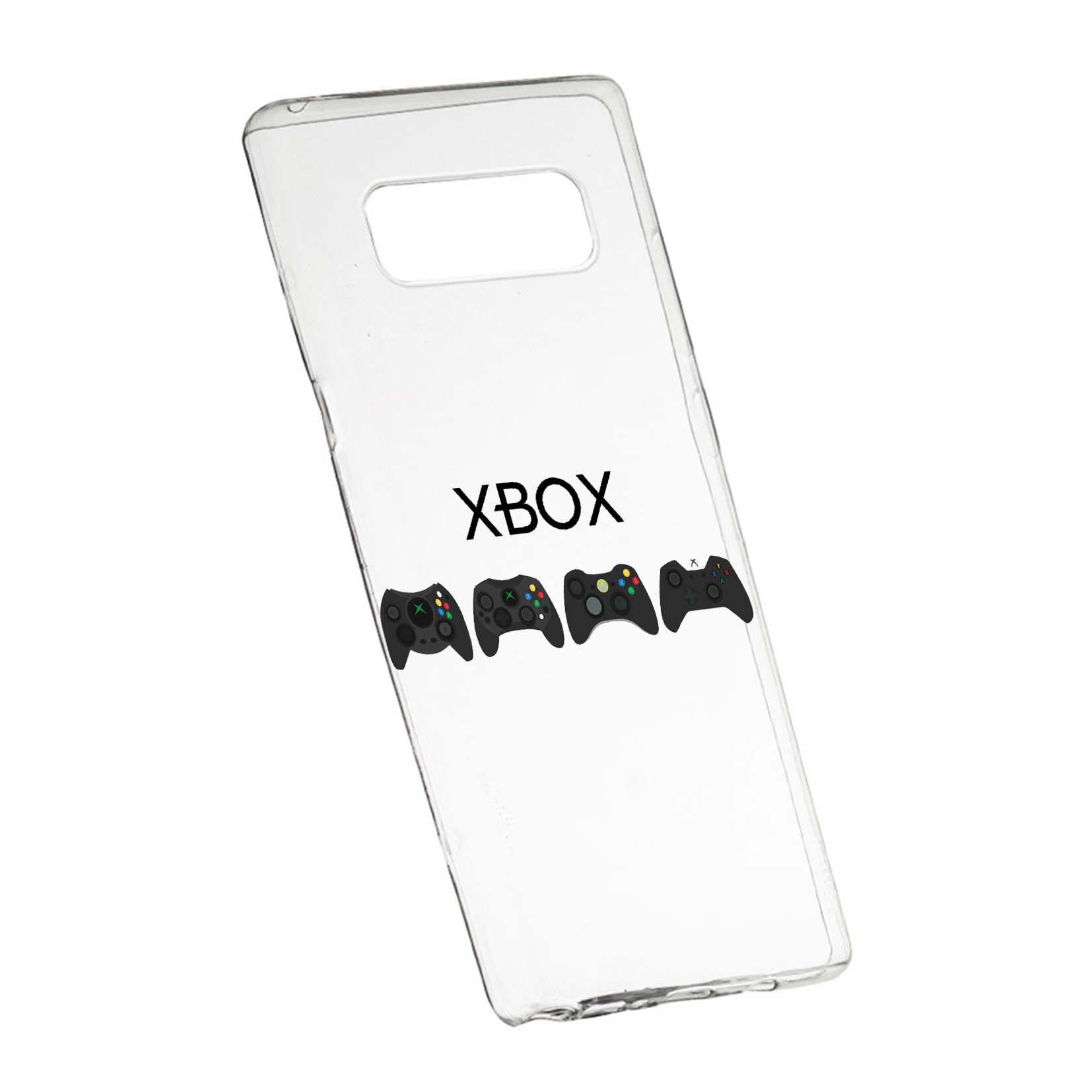 Husa Gamer - Xbox, pentru Samsung Galaxy Note 8, rezistenta la uzura, anti-alunecare, din silicon Premium, 674