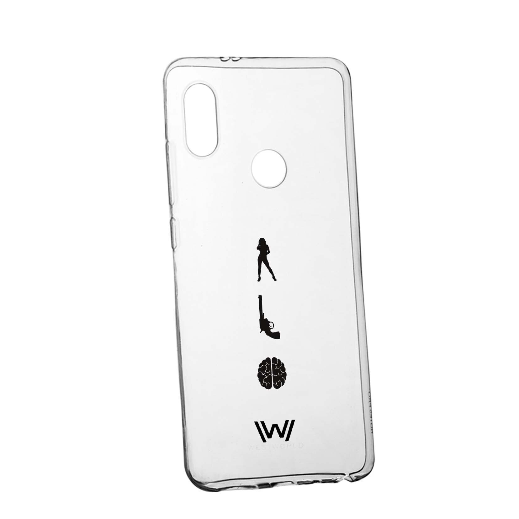 Husa WestWorld, Movie, pentru Huawei Y6 2019, rezistenta la uzura, anti-alunecare, din silicon Premium, 675