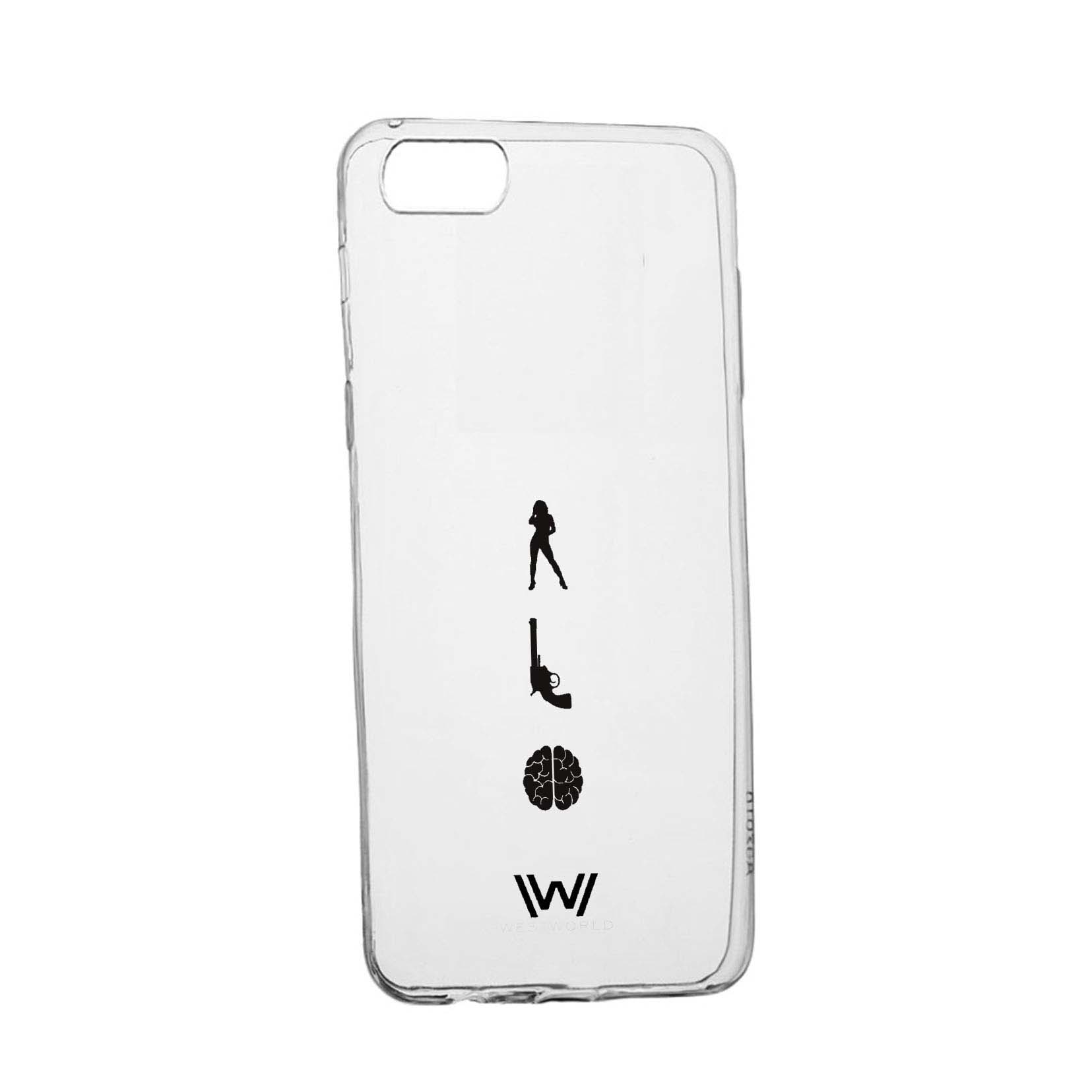 Husa WestWorld, Movie, pentru Apple iPhone 7 Plus / 8 Plus, rezistenta la uzura, anti-alunecare, din silicon Premium, 675