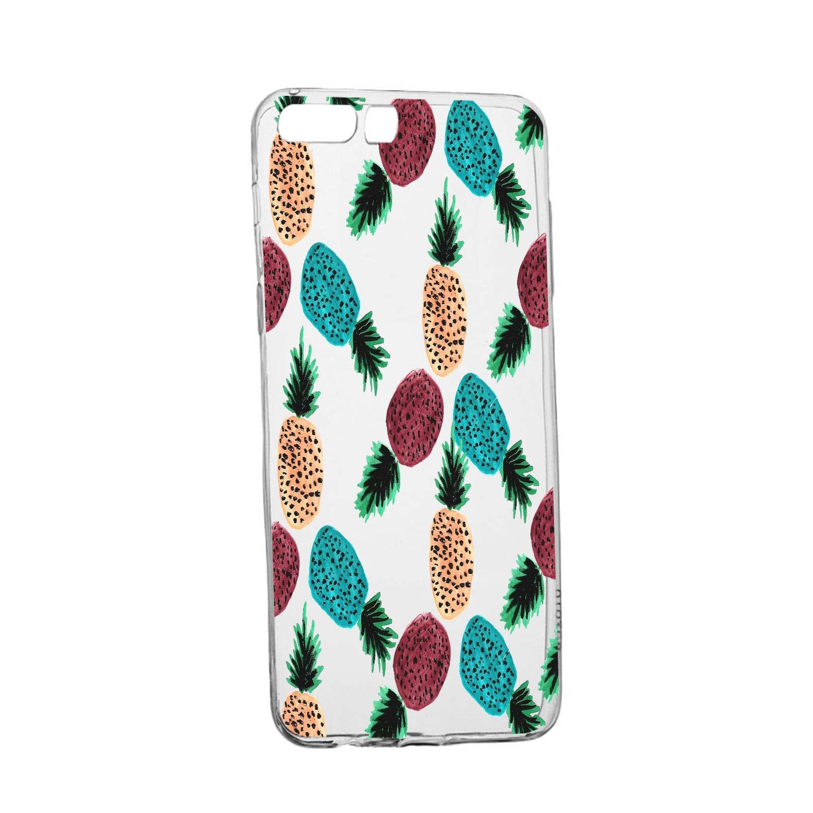 Husa Ananas, pentru Huawei Y6 2018, rezistenta la uzura, anti-alunecare, din silicon Premium, 669