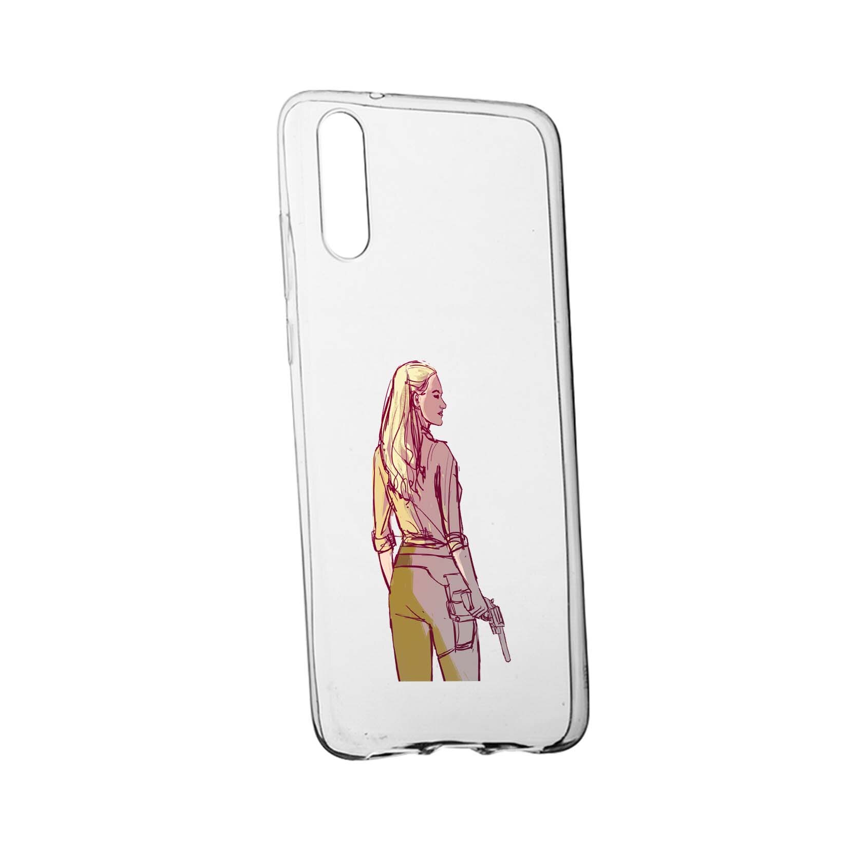 Husa WestWorld, Movie, pentru Huawei P20, rezistenta la uzura, anti-alunecare, din silicon Premium, 676