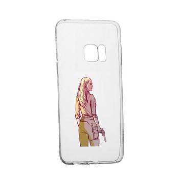 Husa WestWorld, Movie, pentru Samsung Galaxy S6, rezistenta la uzura, anti-alunecare, din silicon Premium, 676 Husa WestWorld, Movie, pentru Samsung Galaxy S6, rezistenta la uzura, anti-alunecare, din silicon Premium, 676