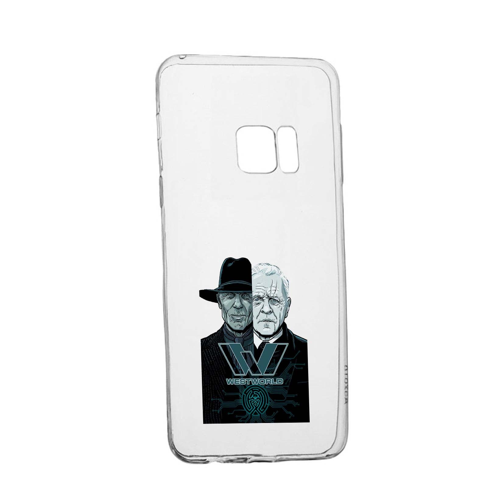 Husa WestWorld, Movie, pentru Samsung Galaxy S6 Edge, rezistenta la uzura, anti-alunecare, din silicon Premium, 678