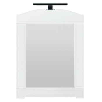 Oglinda de baie Malaga cu lampa LED, 60 cm, Alb Oglinda de baie Malaga cu lampa LED, 60 cm, Alb