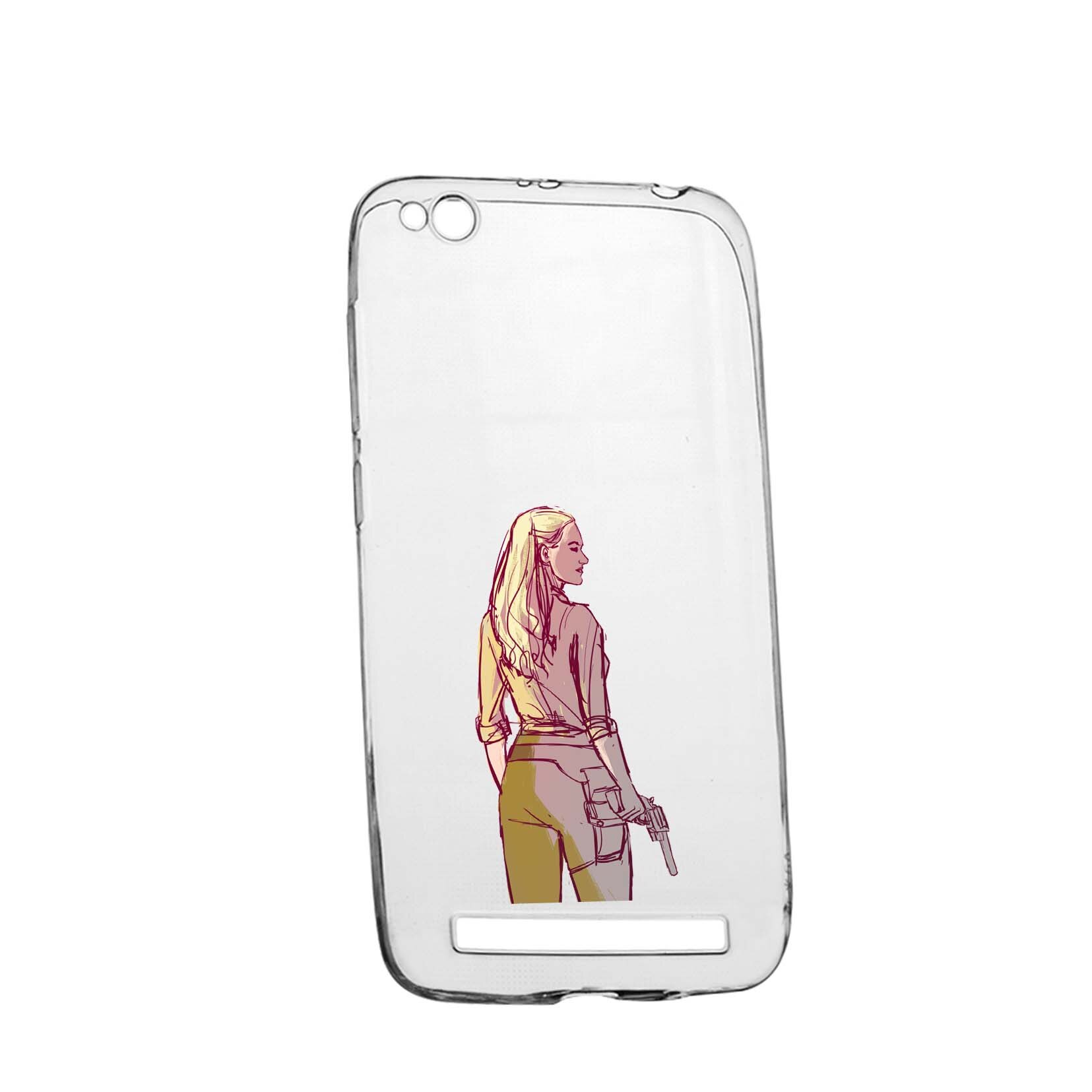 Husa WestWorld, Movie, pentru Xiaomi Redmi 5A, rezistenta la uzura, anti-alunecare, din silicon Premium, 676