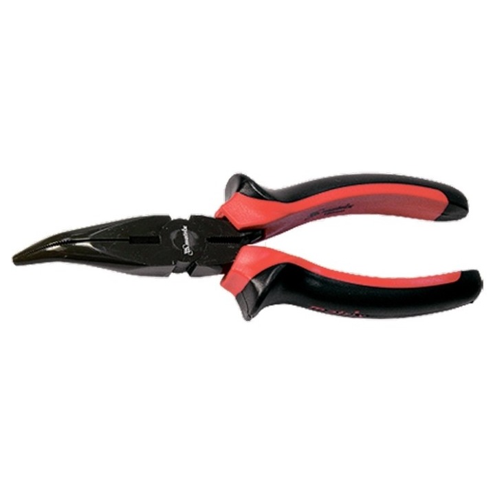Клещи с удължени полукръгли извити челюсти Black Nickel, MTX, 160 mm, двукомпонентни дръжки
