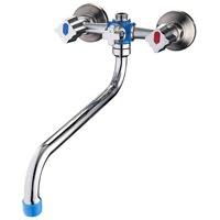 Baterie lavoar FZ376-623 FLEKO, Dublu comanda, cartus ceramic 40mm, Racorduri incluse