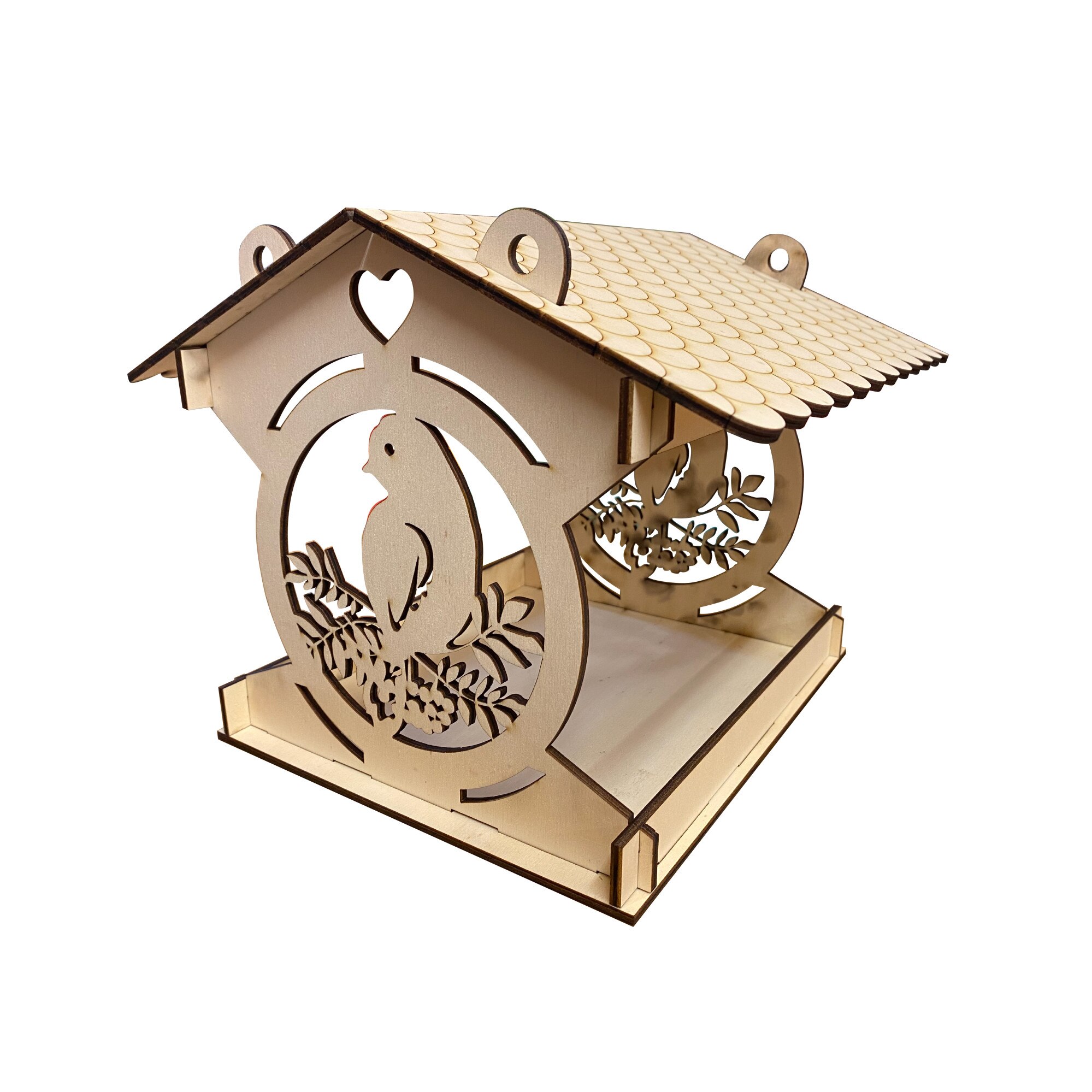 Hranitor exterior pentru pasari, 26 x 23 x 21 cm