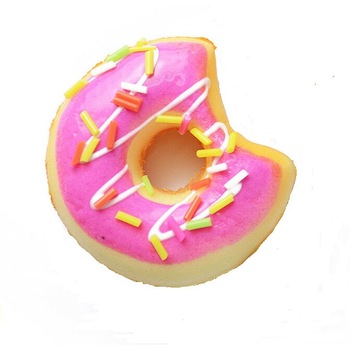 Jucarie parfumata din spuma poliuretanica, Mini Gogoasa cu capsuni, 5 cm, T5060, Vivo Jucarie parfumata din spuma poliuretanica, Mini Gogoasa cu capsuni, 5 cm, T5060, Vivo