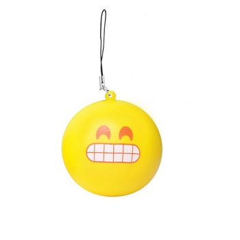 Jucarie parfumata din spuma poliuretanica, Emoji zambet fortat, 6.5 cm, T5061, Vivo Jucarie parfumata din spuma poliuretanica, Emoji zambet fortat, 6.5 cm, T5061, Vivo