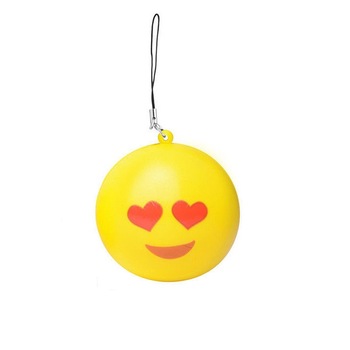 Jucarie parfumata din spuma poliuretanica, Emoji Love, 6.5 cm, T5061, Vivo Jucarie parfumata din spuma poliuretanica, Emoji Love, 6.5 cm, T5061, Vivo