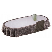 fata de masa jacquard gobi oval 130 x 180 cm bej  maro imagen 52_0_
0
