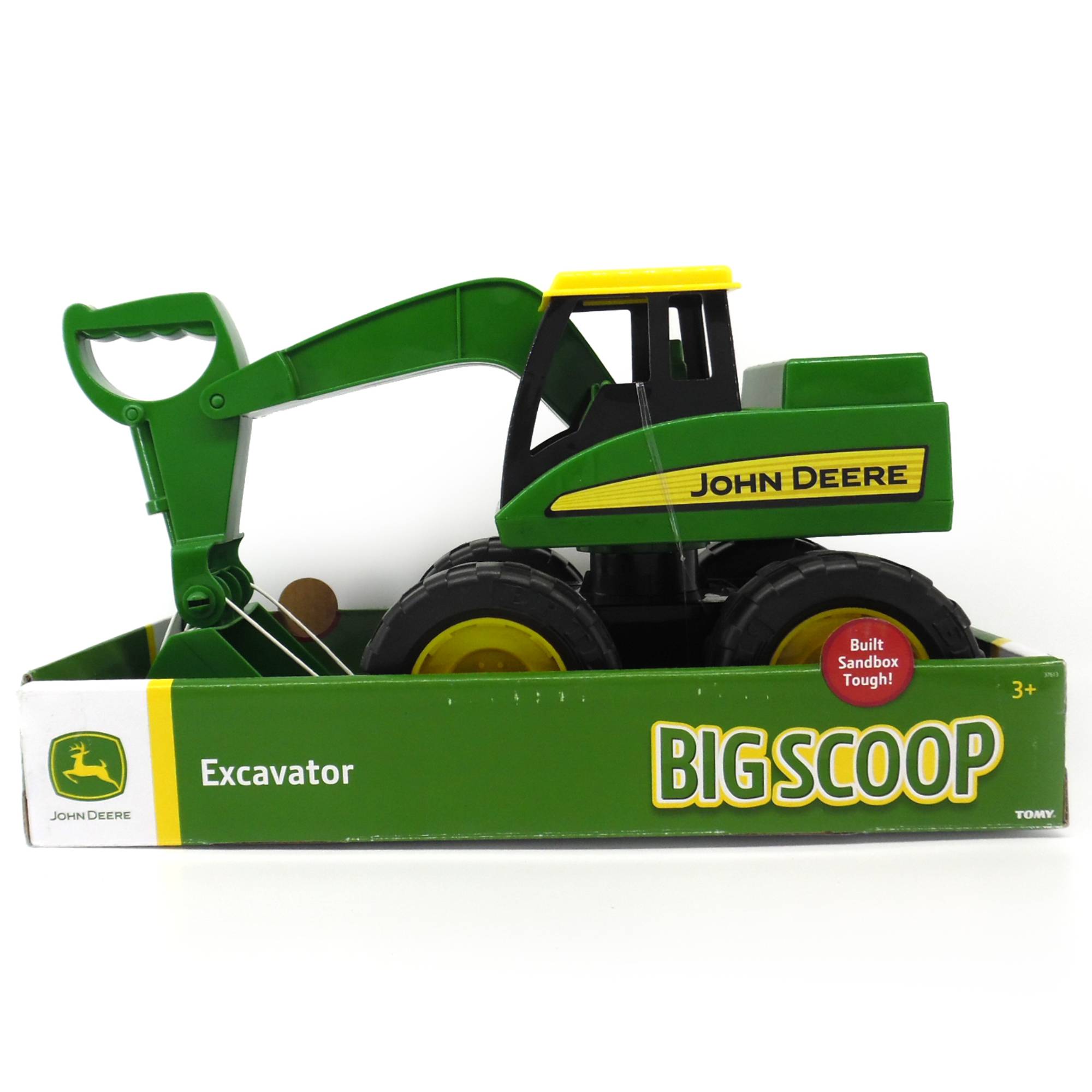 John deere big scoop sales dump truck & excavator set