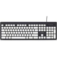 Tastatura Gembird Chocolate, Negru/Alb