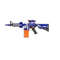 Arma de jucarie din plastic + 20 de gloante din spuma, pentru copii