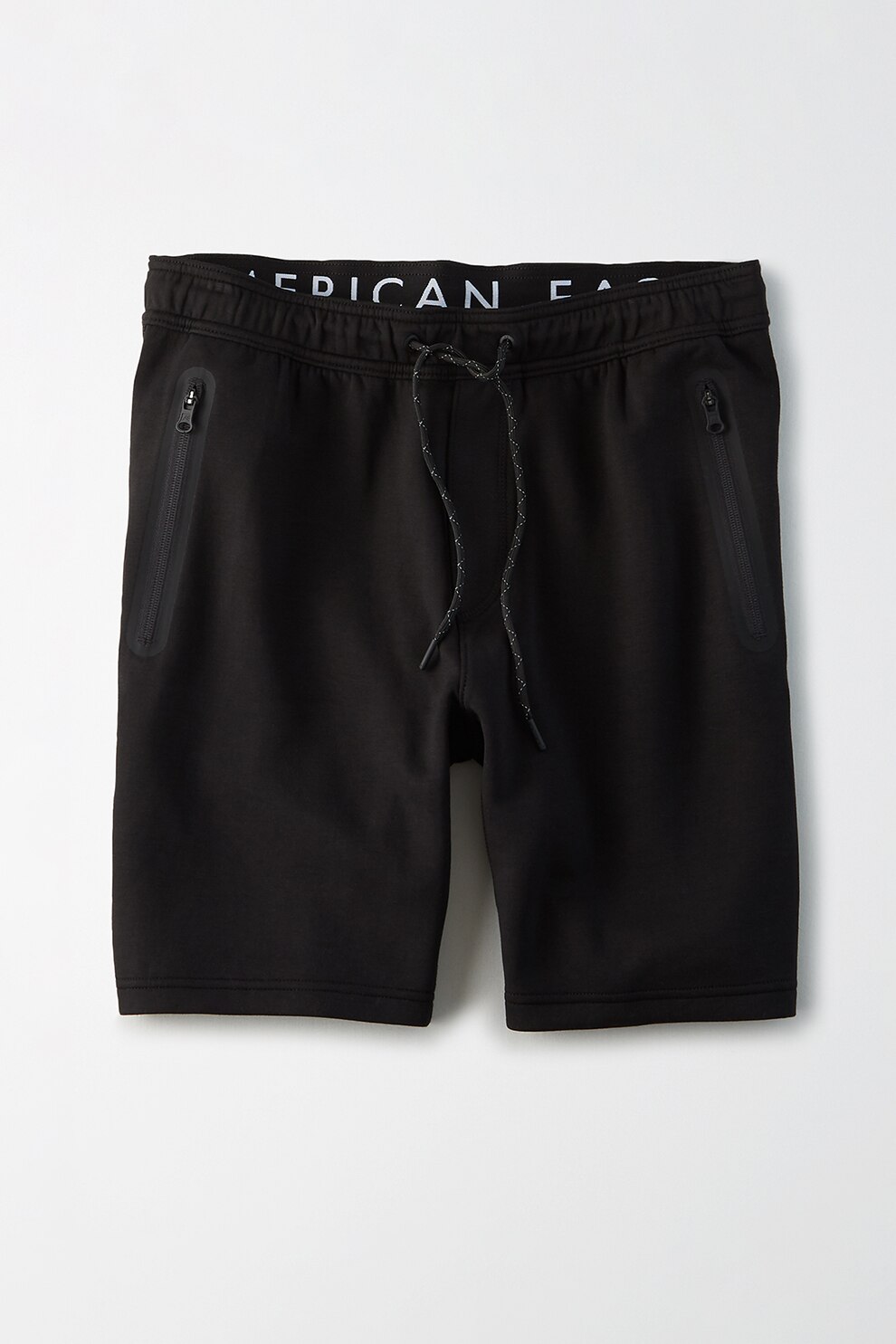 American Eagle, Pantaloni scurti cu talie ajustabila, Negru