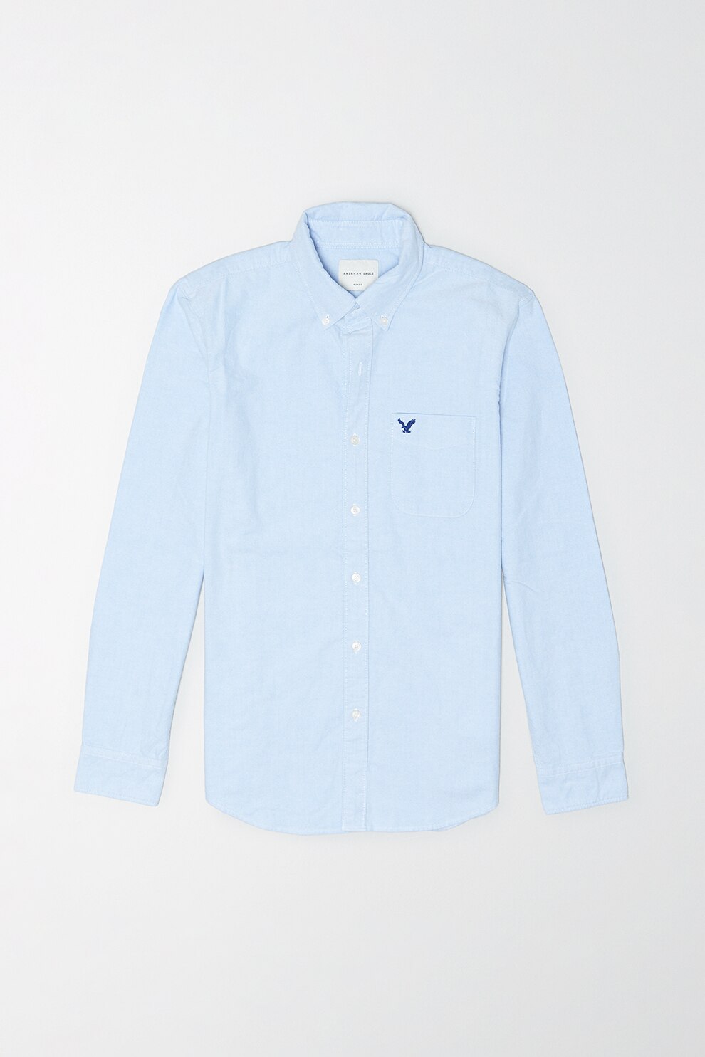 American Eagle, Camasa cu maneci lungi, Albastru deschis, S