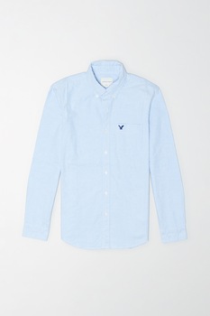 American Eagle, Camasa cu maneci lungi, Albastru deschis, S American Eagle, Camasa cu maneci lungi, Albastru deschis, S