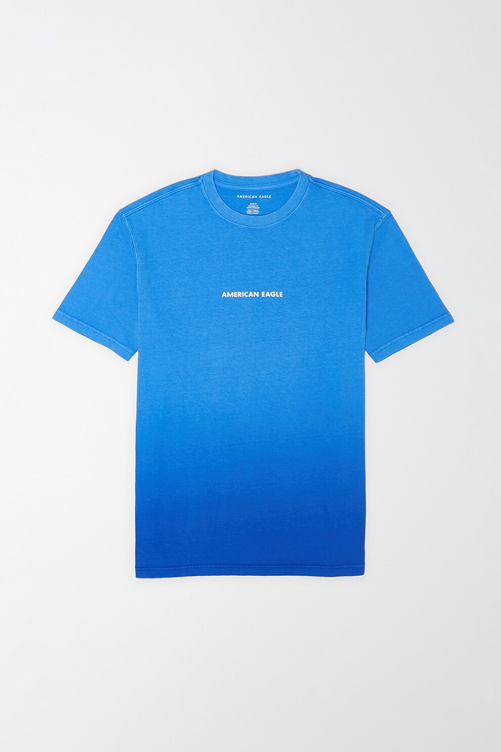 American Eagle, Tricou cu imprimeu logo, Albastru, S