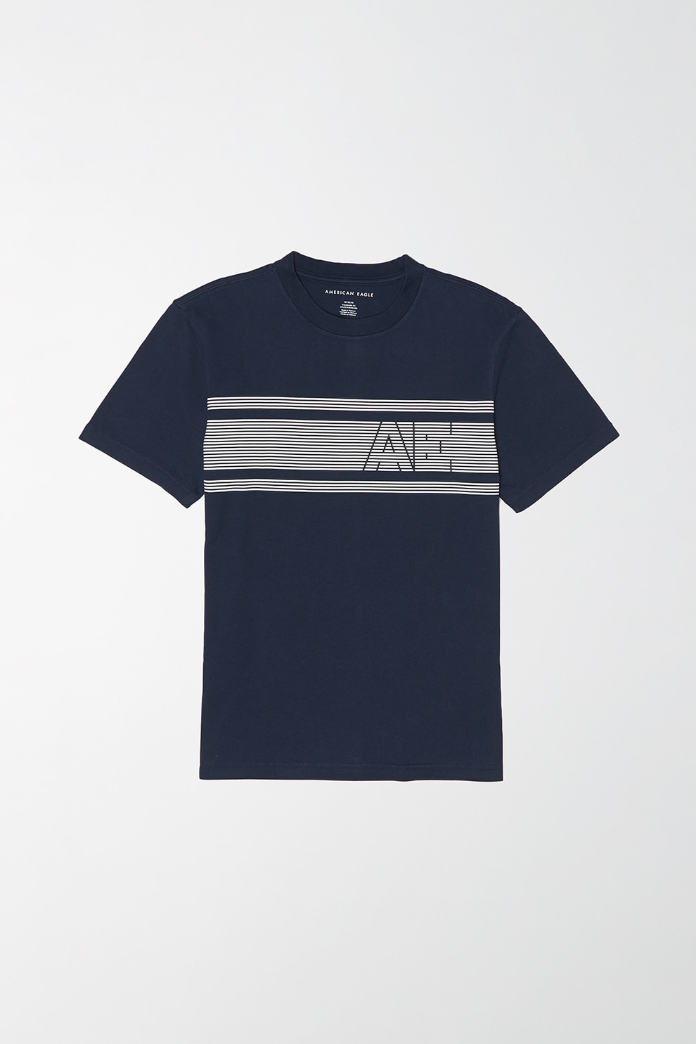 American Eagle, Tricou cu decolteu la baza gatului, Bleumarin, S