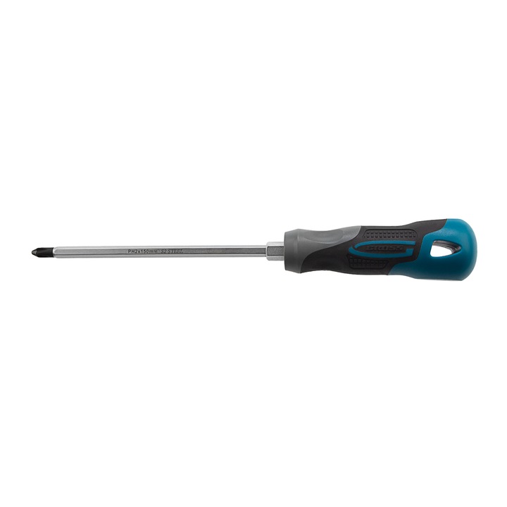 Отвертка GROSS PH2 х 150 mm, трикомпонентна дръжка
